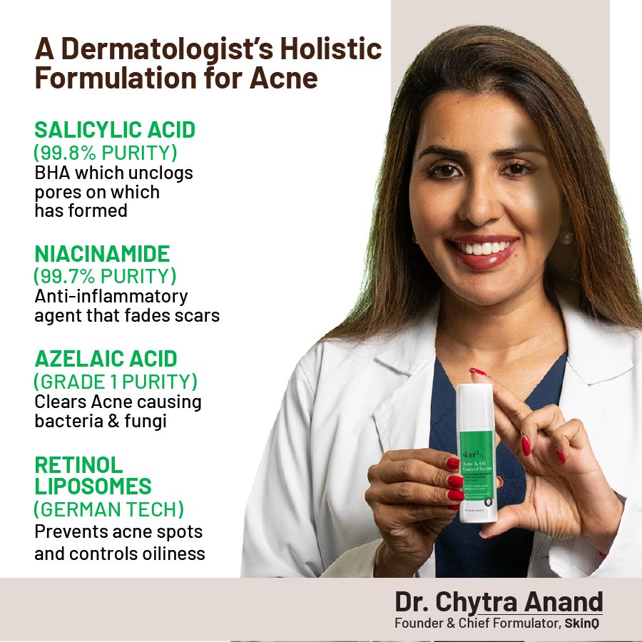 Acne & Oil Control Serum : Best Face Serum for Oily Acne-Prone Skin